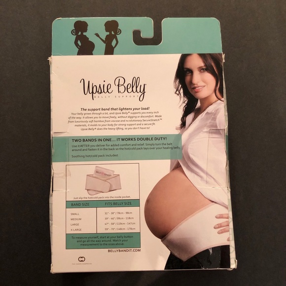 Belly Bandit Upsie Belly Pregnancy Support Band Nude Size M (Medium) NIP NEW NIB - Picture 2 of 7